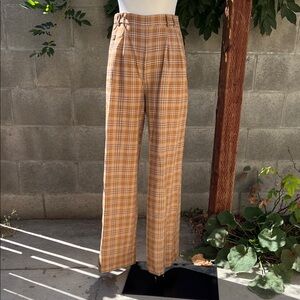 Plaid Tan women’s Pants